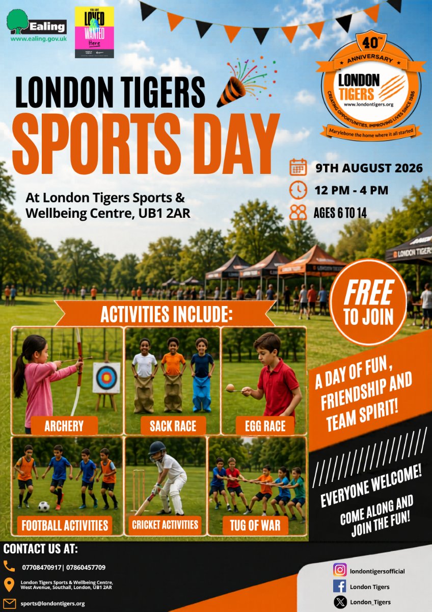 London Tigers Sports Day